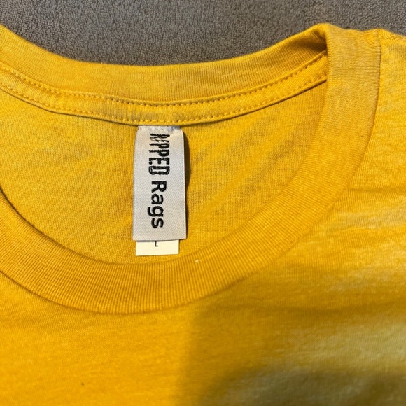 Ripped Rags : Twilight Palms Ripped T-shirt Size L - Picture 5 of 12